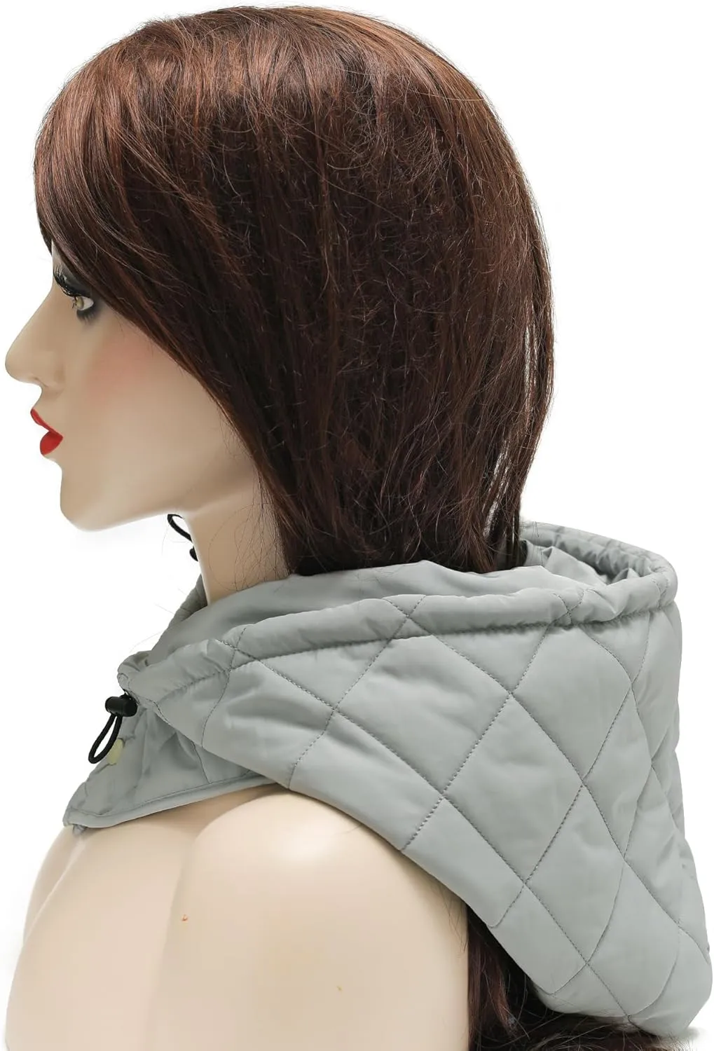 ZLYC Women Windproof Winter Hats Down Hooded Scarf Balaclava Beanie Warm Skull Cap