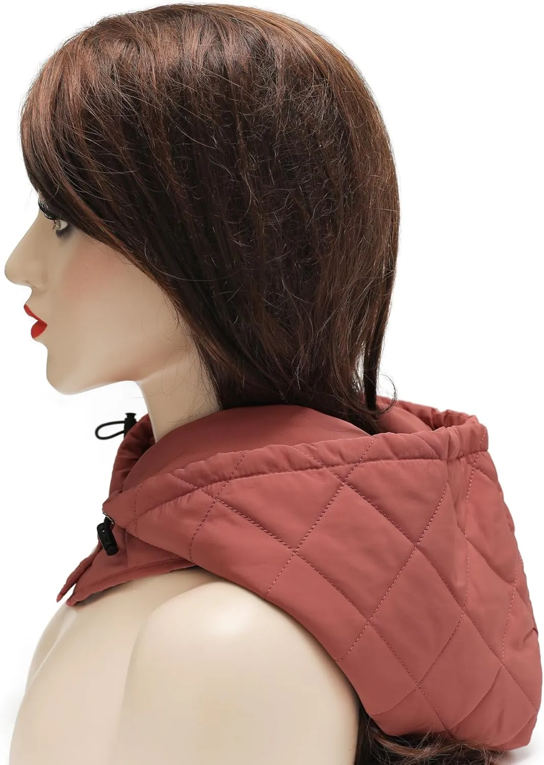 ZLYC Women Windproof Winter Hats Down Hooded Scarf Balaclava Beanie Warm Skull Cap