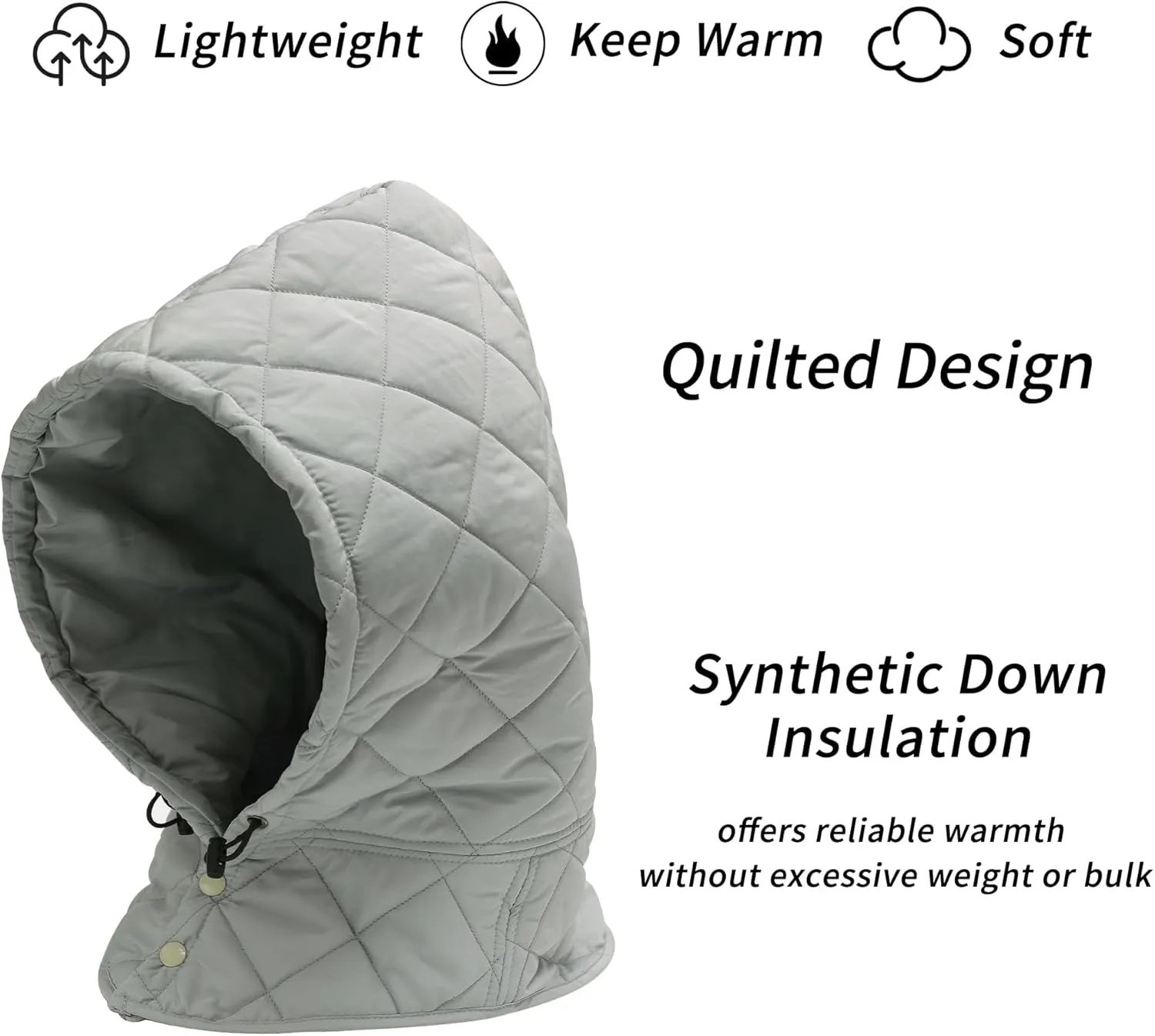 ZLYC Women Windproof Winter Hats Down Hooded Scarf Balaclava Beanie Warm Skull Cap